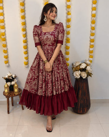 Kalamkari Maxi Frock
