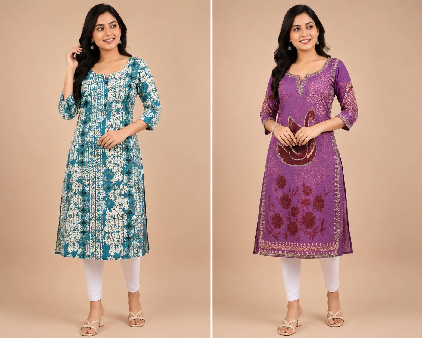 Combo 92 | Buy 2 Kurtis for ₹500 Combo (XXL size)
