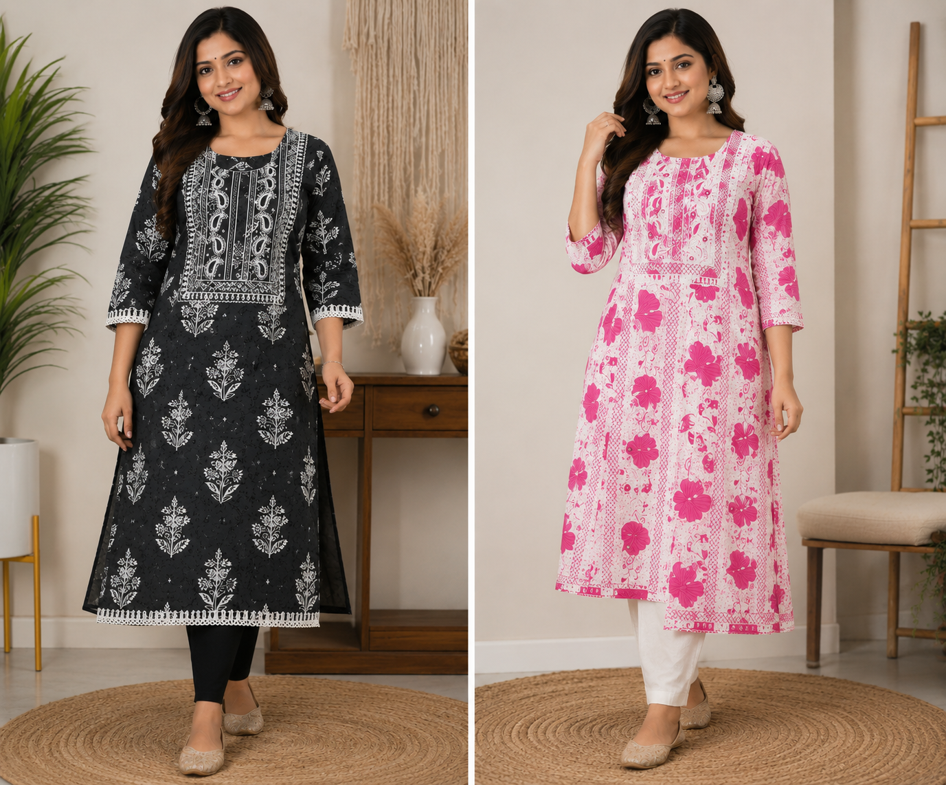 Combo 54 | Buy 2 Kurtis for ₹500 Combo (Plus size) 3XL