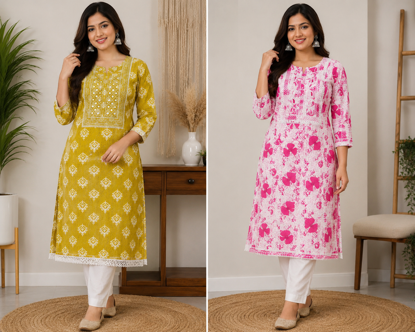Combo 55 | Buy 2 Kurtis for ₹500 Combo (Plus size) 4XL