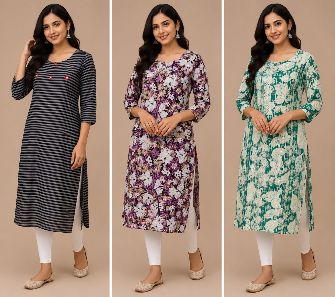 Combo 36 | Buy 3 Kurtis for ₹549 Combo (XXL size)