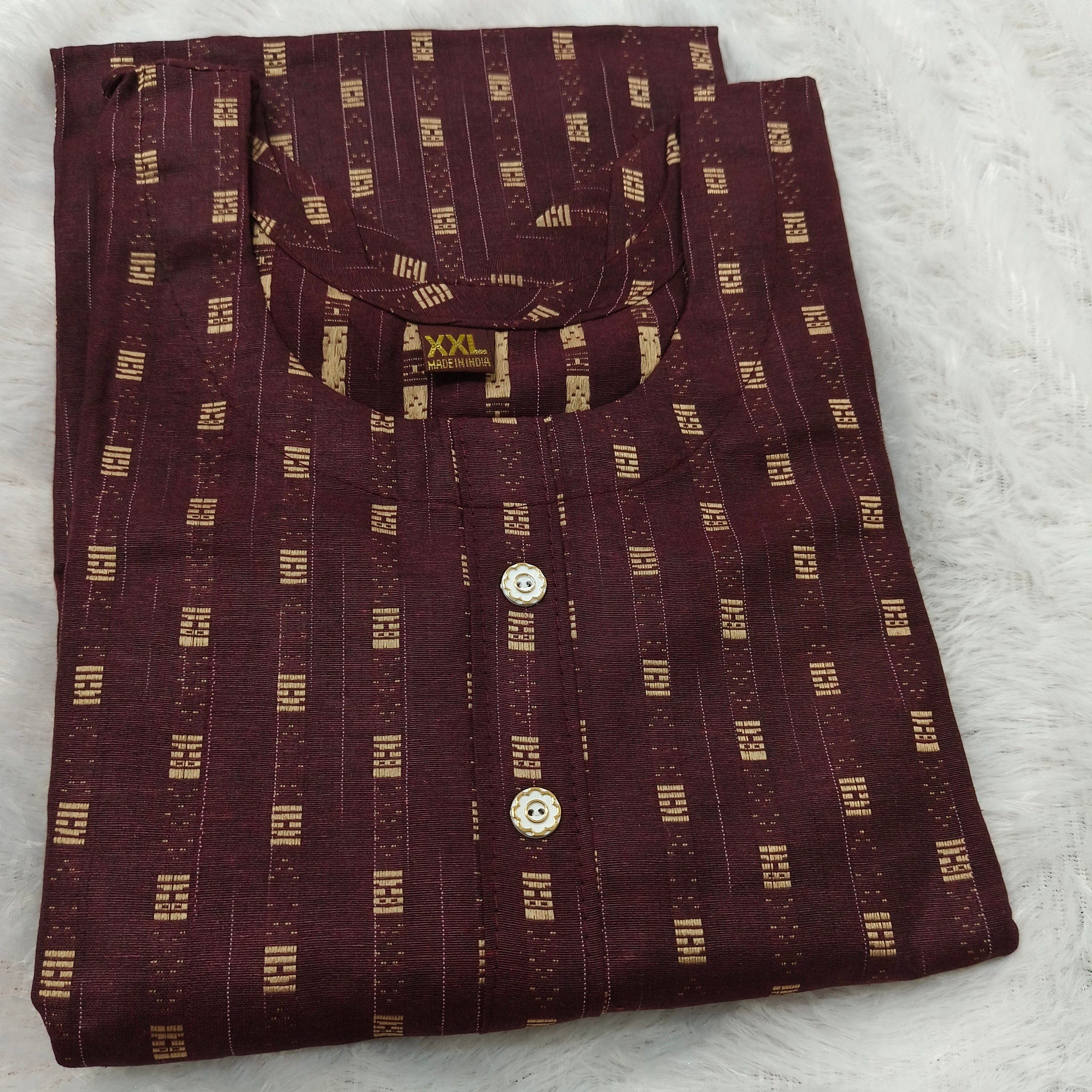 Soft Khadi 3 Piece Kurti Set with Pant & Dupatta for Women | Premium Ethnic Wear