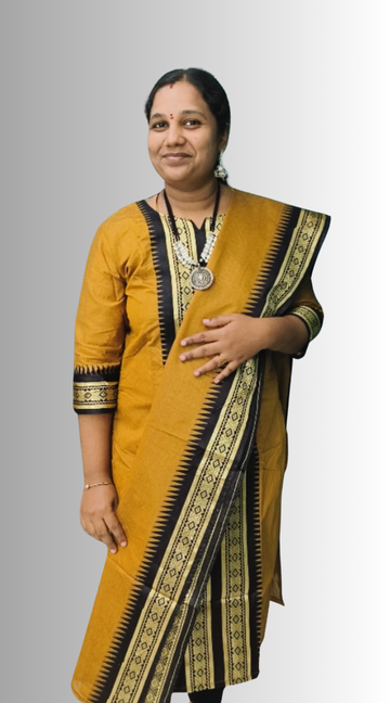 Golden shade Pure Silk Cotton Kurti with Matching Dupatta