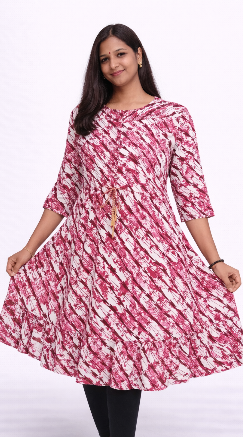Popcorn Lightweight Umbrella Kurti for Women - Ethnic wear