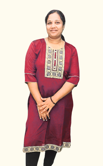 Premium Vichithra Silk Embroidered Side-Open Lining Kurti for Women