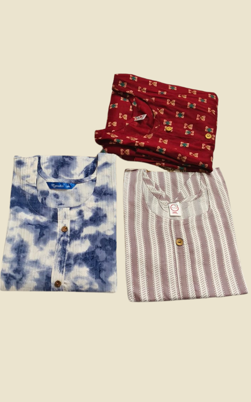 Combo 10- plus trends | Buy 3 Kurtis for ₹569 Combo (Plus size) 3XL