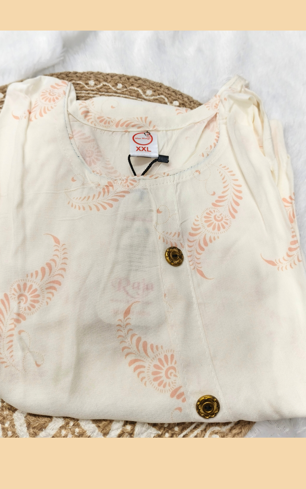 Combo 6- Stylish pinky | Buy 3 Kurtis for ₹549 Combo (XXL size)