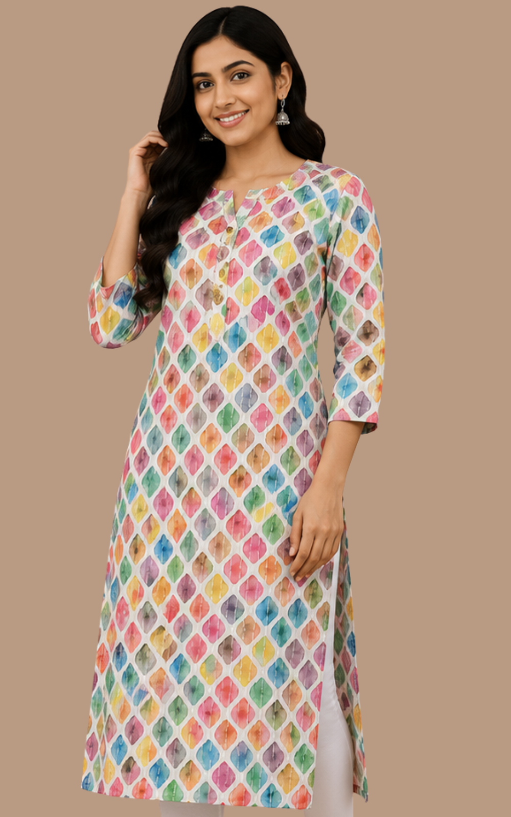Combo 44 | Buy 3 Kurtis for ₹500 Combo (L size)