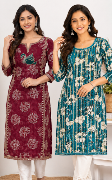 Combo 36 | Buy 2 Kurtis for ₹500 Combo (XXL size)