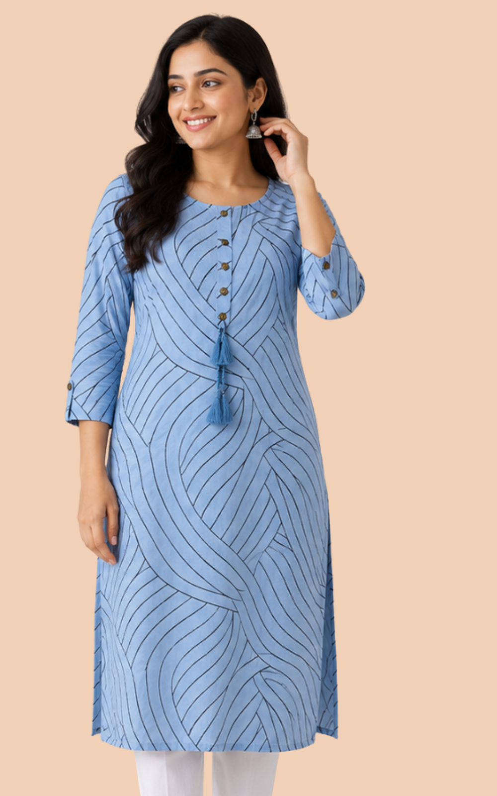 Combo 33- Large trends | Buy 3 Kurtis for ₹500 Combo (L size)