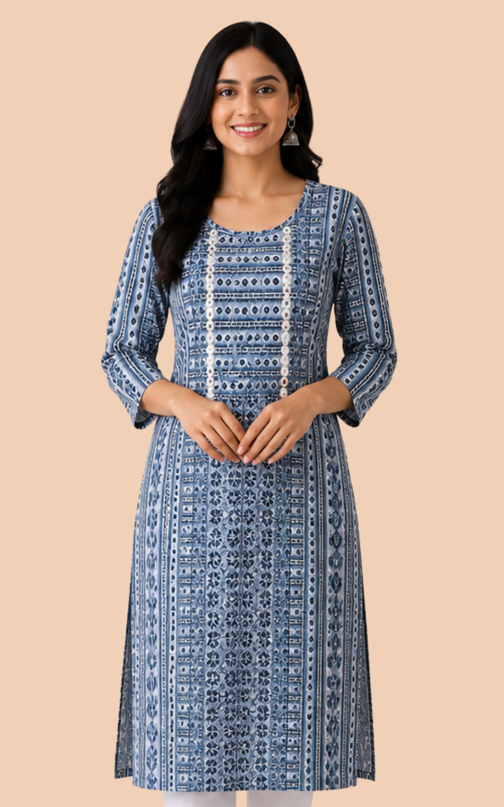 Combo 75 | Buy 3 Kurtis for ₹500 Combo (L size)
