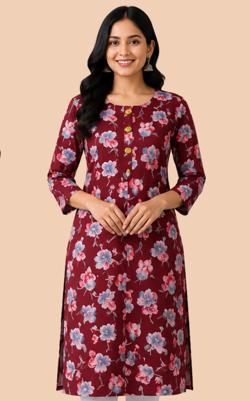 Combo 81 | Buy 3 Kurtis for ₹500 Combo (L size)