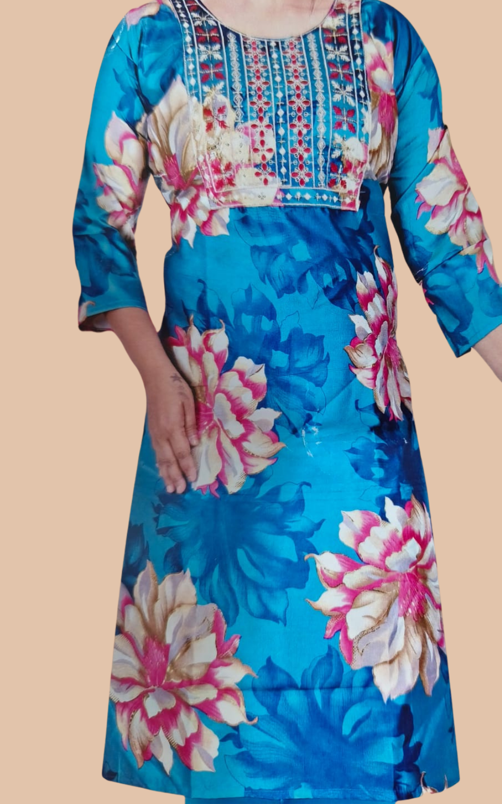 Budget-Friendly Premium Silky Rayon Kurti for Women | Soft Printed Rayon Kurti | Amsu Fashion