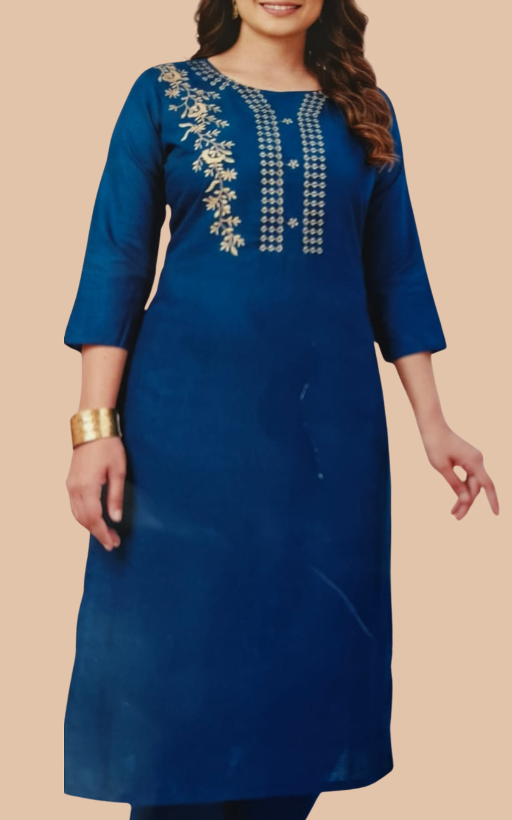 Premium Silky Rayon Kurti for Women | Budget-Friendly Printed Ethnic Wear