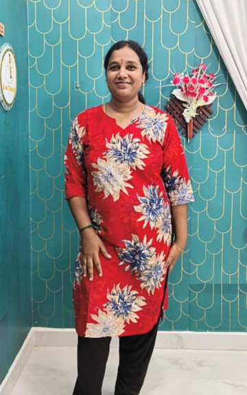 Red Avaasa Women's Vatican silk Side Cut Kurti with pocket | Office Wear | Free shipping