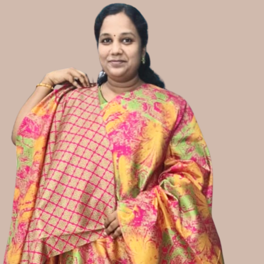 Pink Lightweight Khadi Digital Print Saree with Contrast Blouse