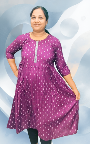 Rayon Umbrella Kurti in 4 colours – Soft Flowy Daily Wear