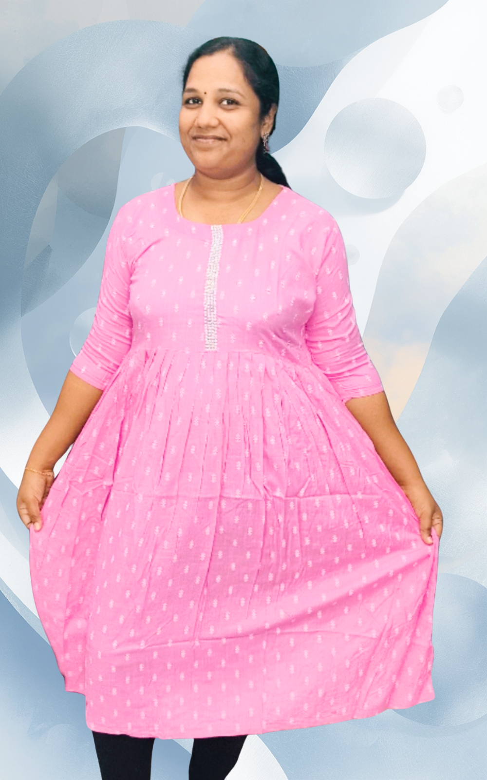 Rayon Umbrella Kurti in 4 colours – Soft Flowy Daily Wear