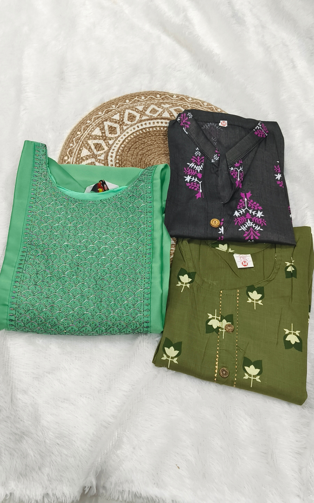 Combo 5 – medium blaster | Buy 3 Kurtis for ₹500 Combo (M size)