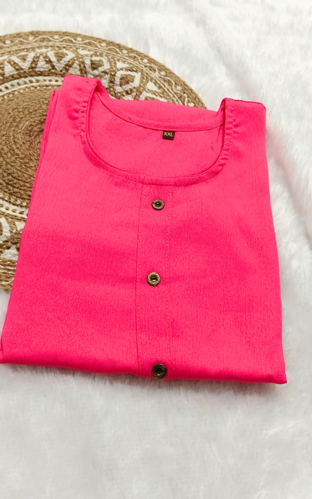 Daily wear Lightweight Plain Kurti – ONLY Rs.150 (L, XL, XXL)