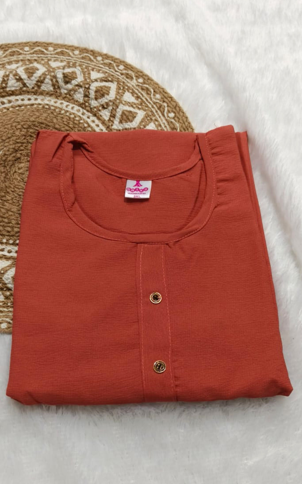 Daily wear Lightweight Plain Kurti – ONLY Rs.150 (L, XL, XXL)