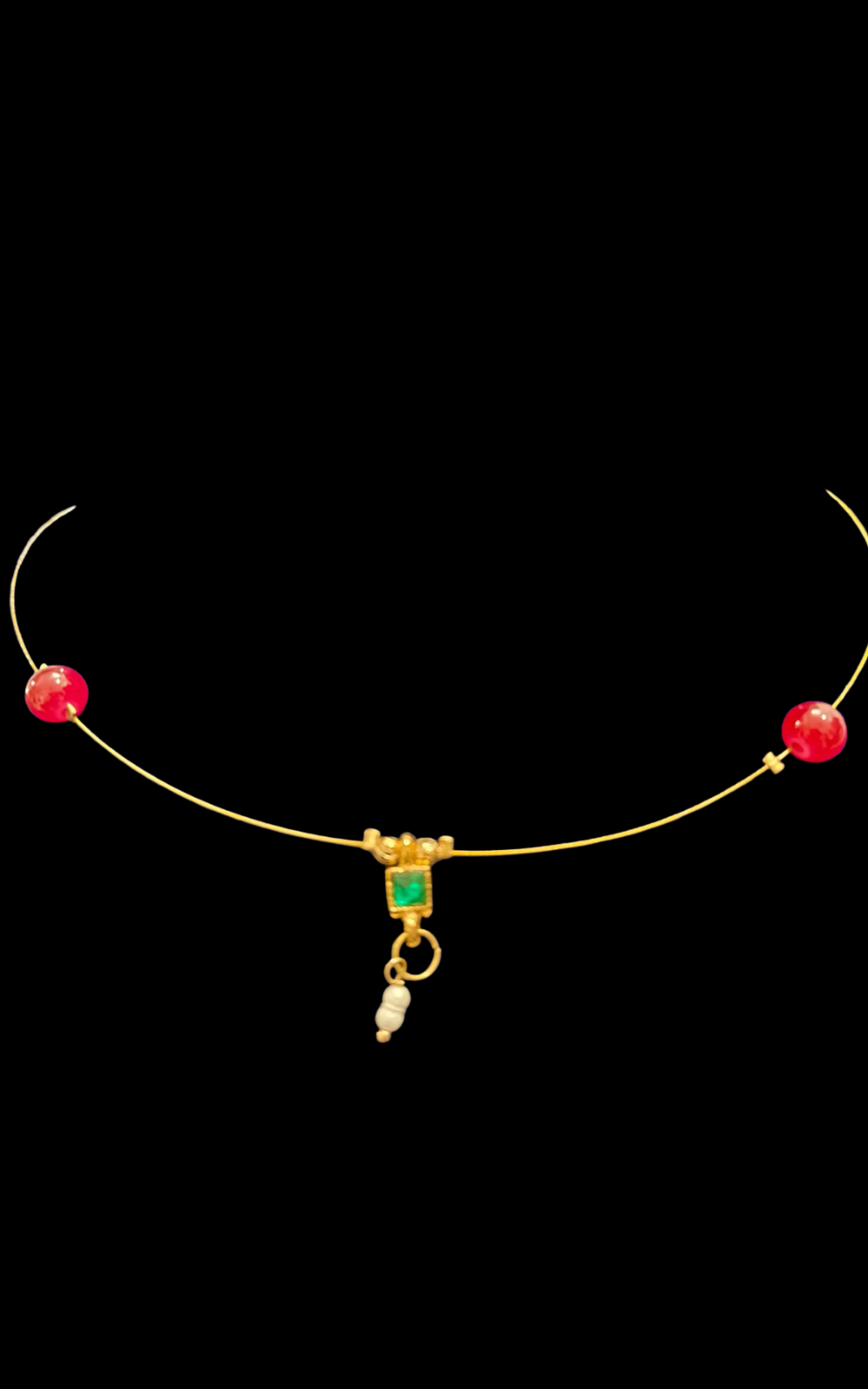 Gold Look Invisible Necklace Under ₹169 | Simple & Elegant Pendant