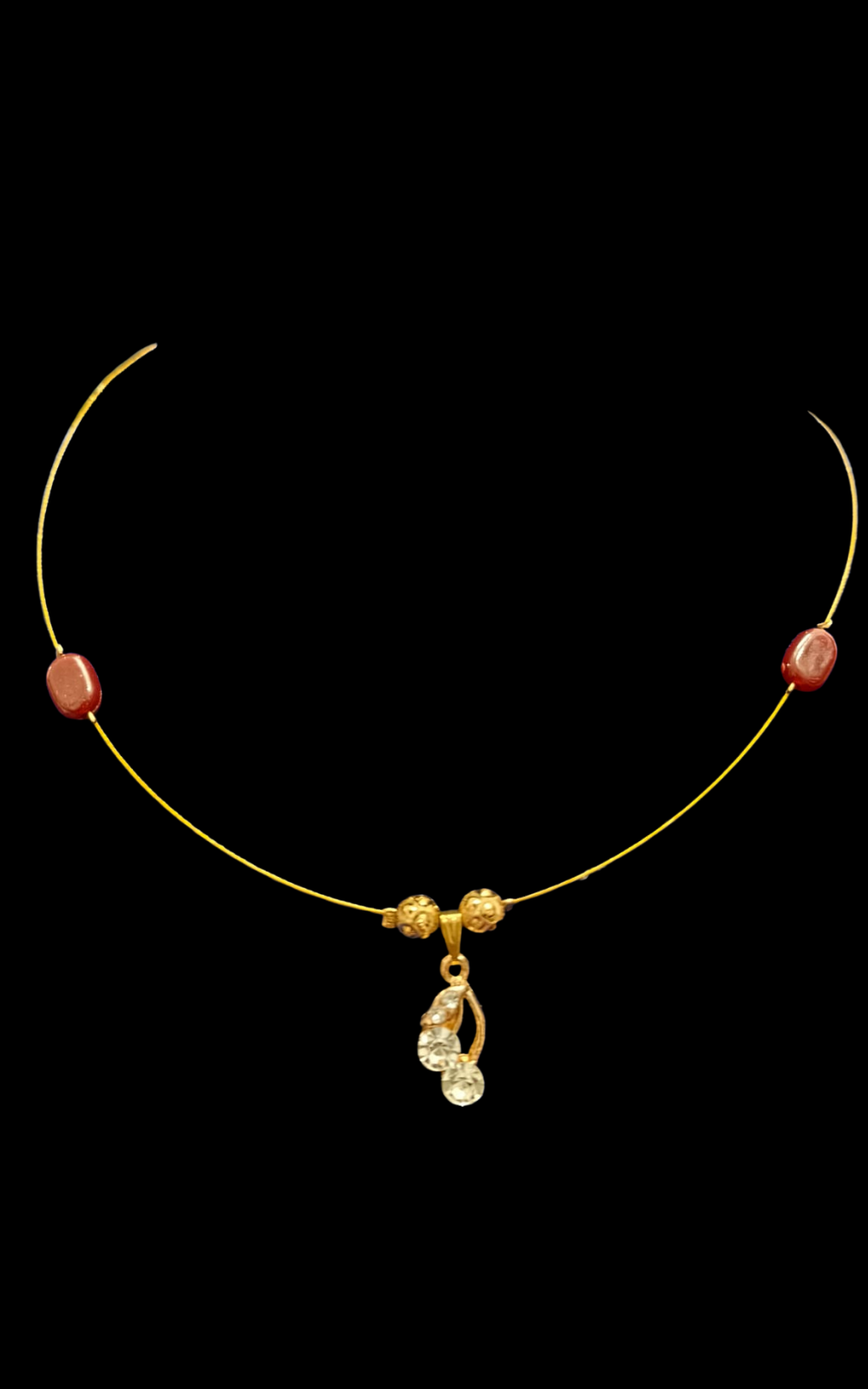 Gold Look Invisible Necklace Under ₹169 | Simple & Elegant Pendant
