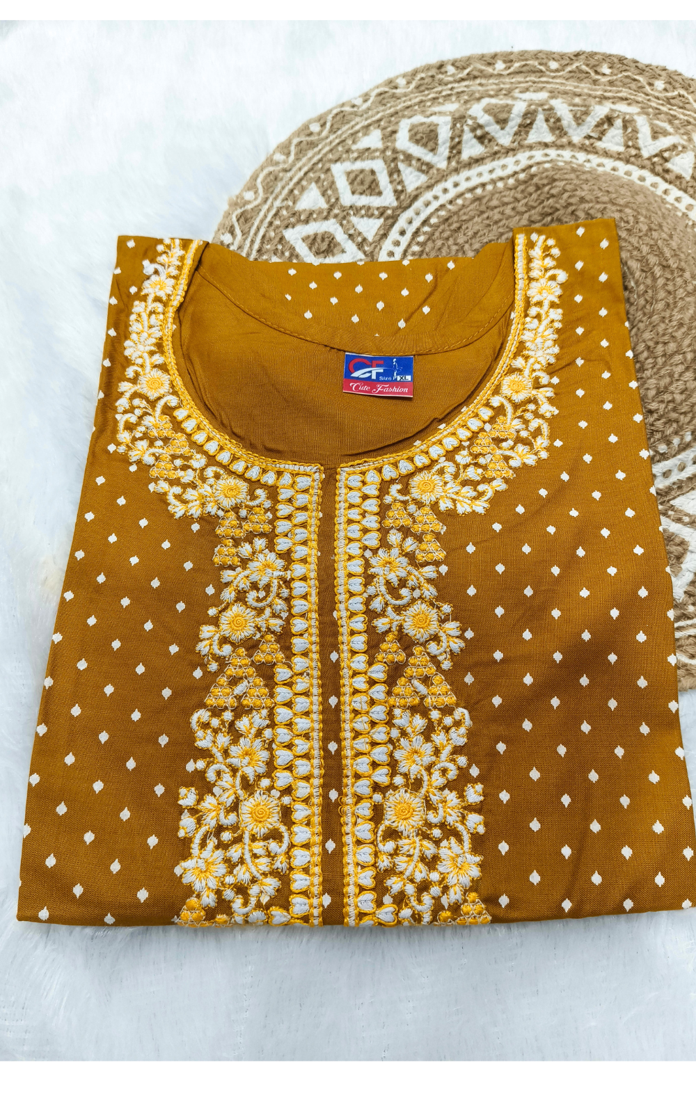 Women’s Rayon Embroidery Kurti – Stylish Daily & Office Wear Ethnic Kurti Online