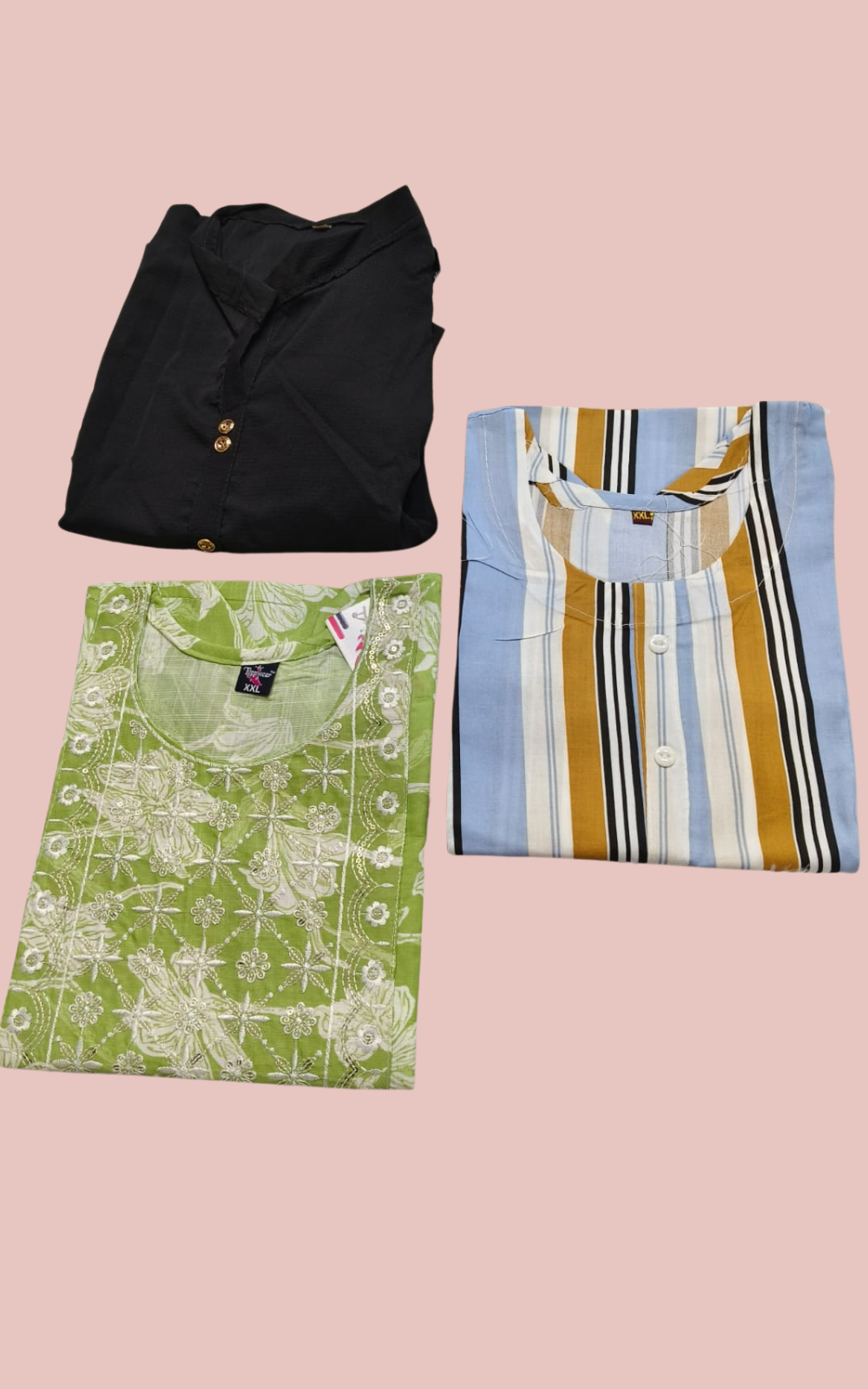 Combo 40 | Buy 3 Kurtis for ₹549 Combo (XXL size)