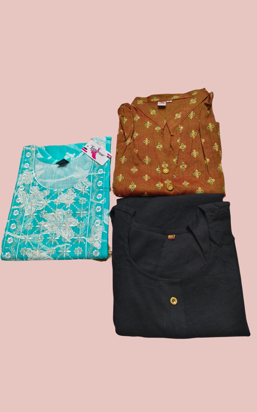 Combo 41 | Buy 3 Kurtis for ₹549 Combo (XXL size)