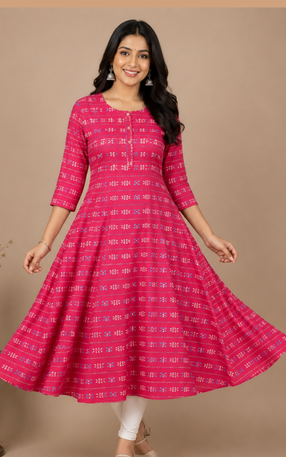 Premium Feeding Umbrella Kurti for Women with Hidden Side Zips