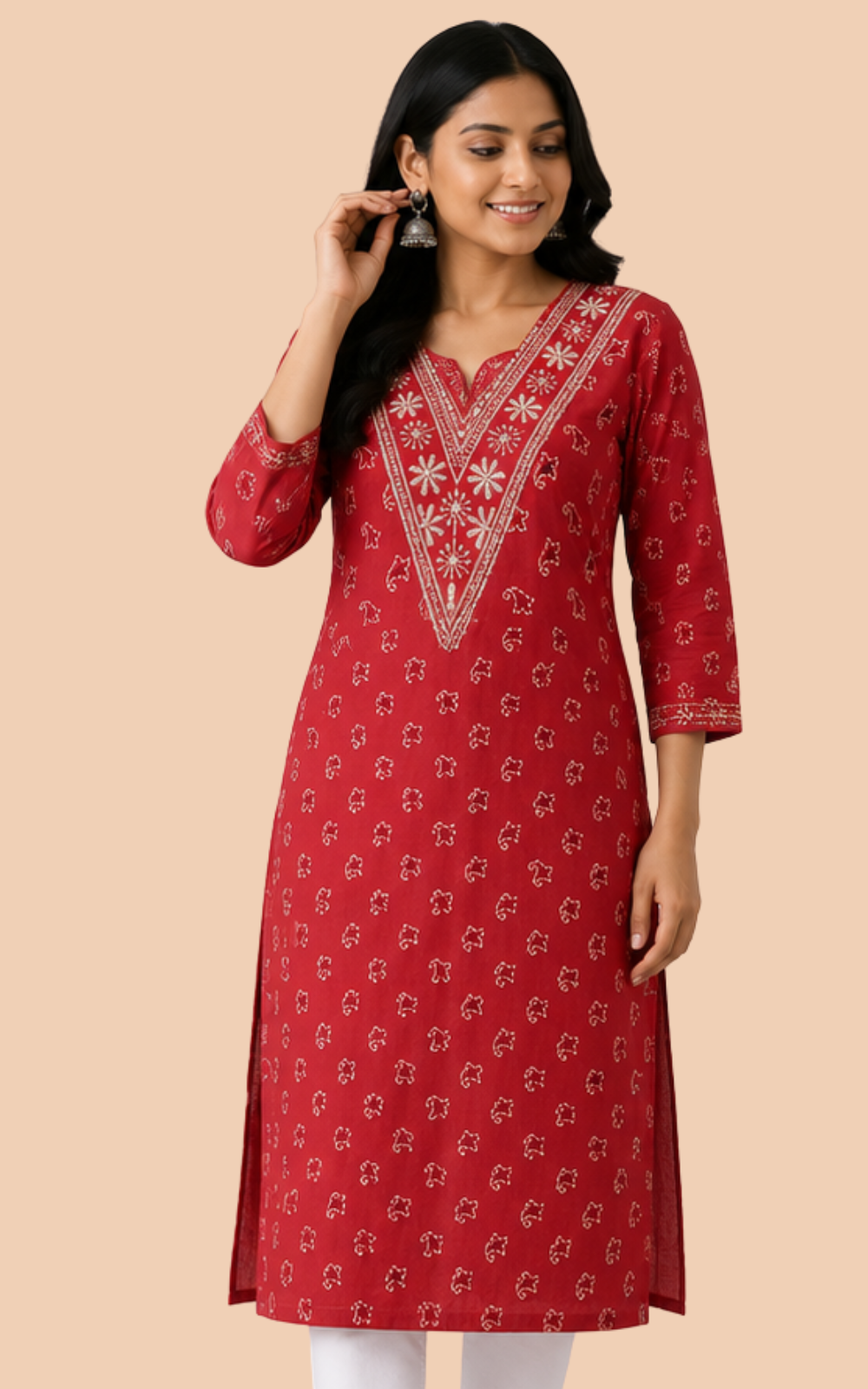 Combo 77 | Buy 3 Kurtis for ₹500 Combo (L size)