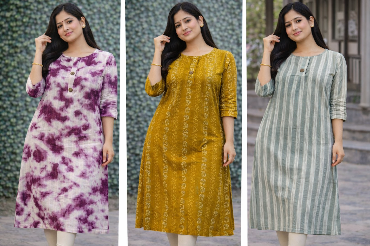 Combo 25- plus styles | Buy 3 Kurtis for ₹569 Combo (Plus size) 3XL