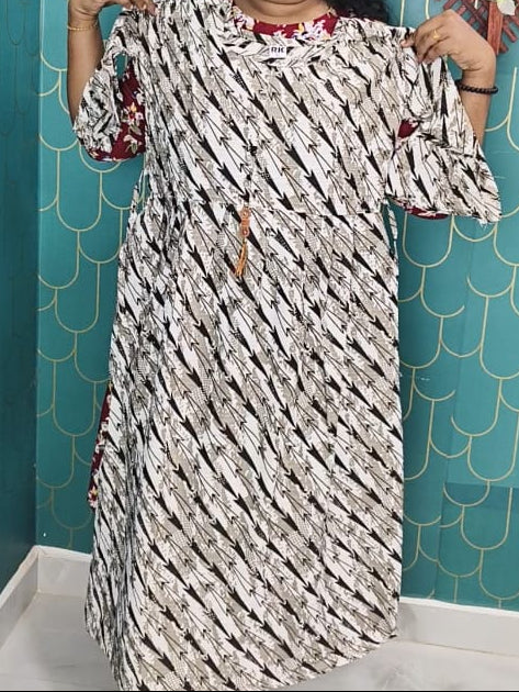 Popcorn Lightweight Umbrella Kurti for Women - Ethnic wear