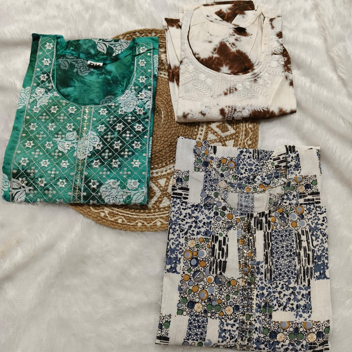 Combo 86 | Buy 3 Kurtis for ₹500 Combo (L size)
