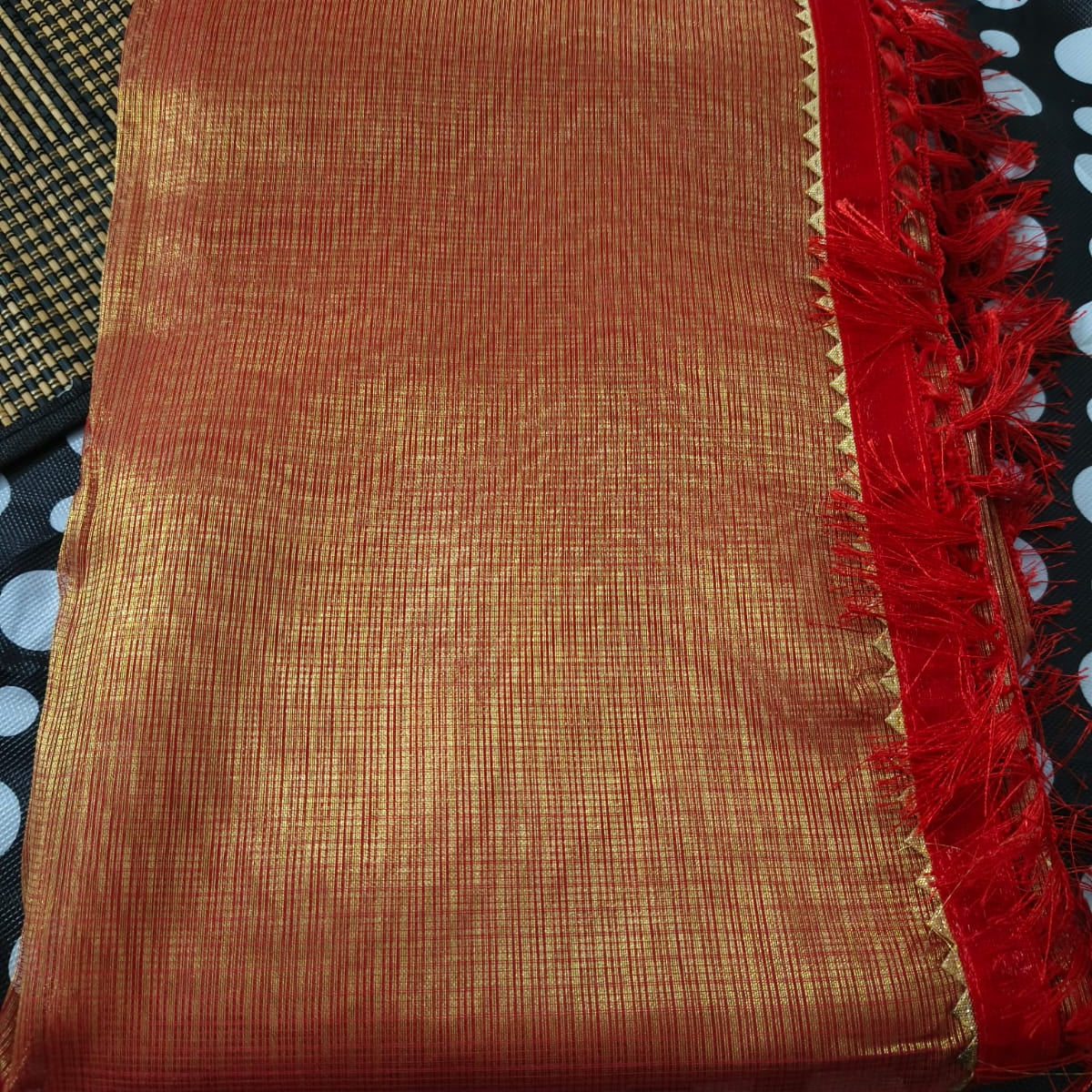 Premium Tissue Organza Saree with Silver Shade Running Blouse | Elegant Party Wear Saree