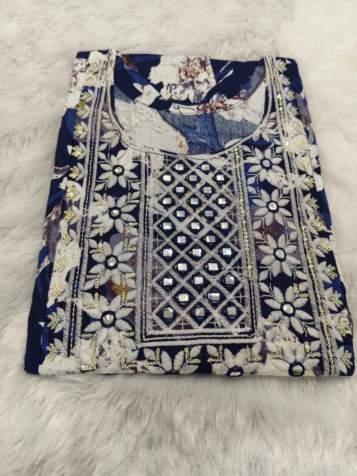 Stylish Floral Rayon Umbrella Kurti | Women's Daily Wear & Festive Ethnic Kurti