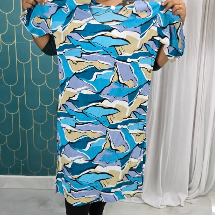 Premium Popcorn Delta Lightweight Kurti for Women | Daily Wear Collection