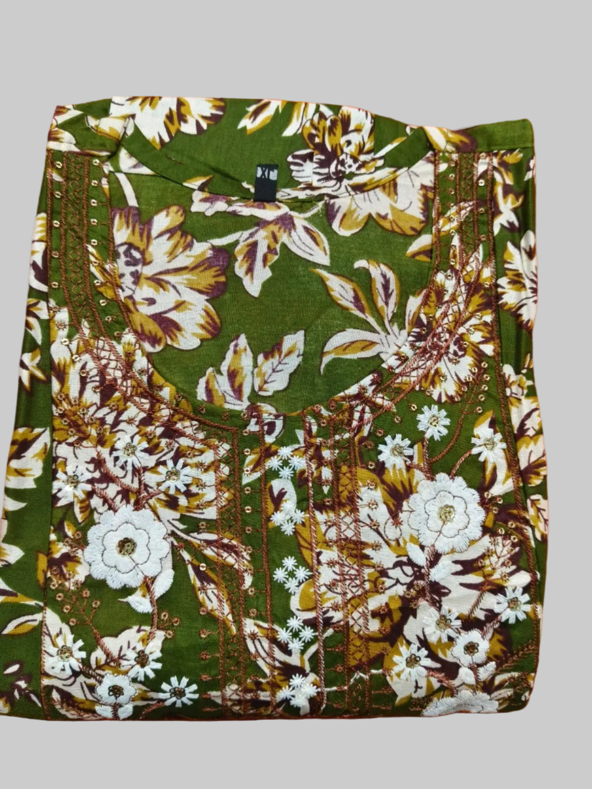 Stylish Floral Rayon Umbrella Kurti | Women's Daily Wear & Festive Ethnic Kurti