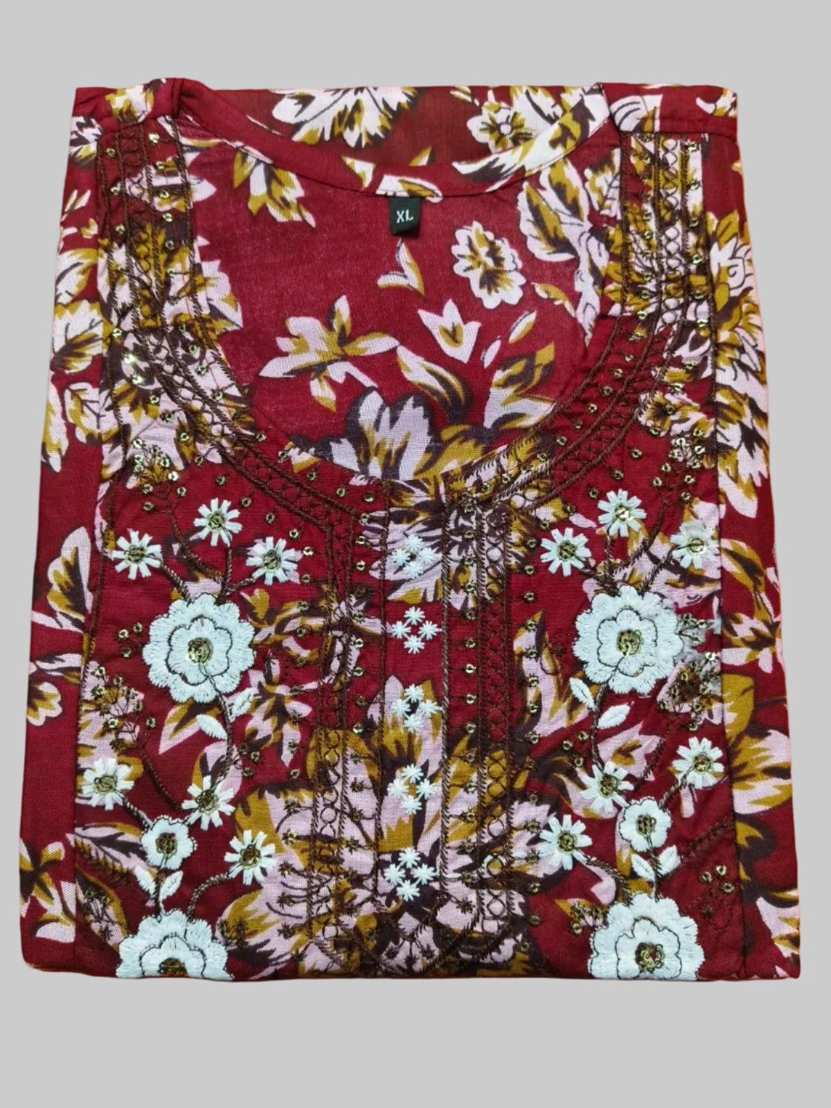 Stylish Floral Rayon Umbrella Kurti | Women's Daily Wear & Festive Ethnic Kurti