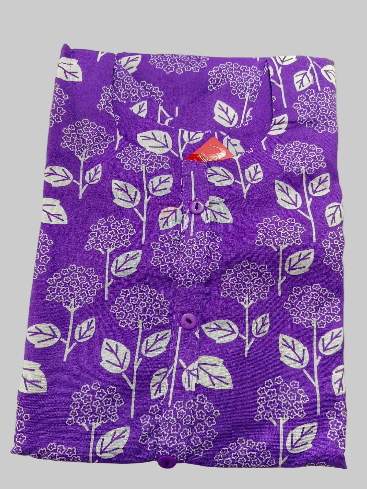 Lavender Liva Brand Women's Premium Printed Co-Ord Set | Stylish Top & Straight Pant Set