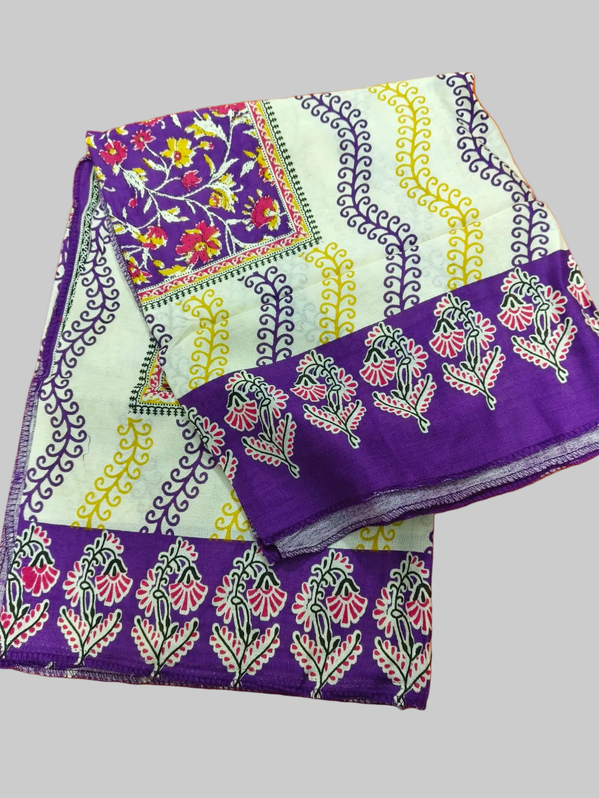 Violet Premium Rayon 3-Piece Kurti Set for Women | Kurti Pant Dupatta Festive Wear